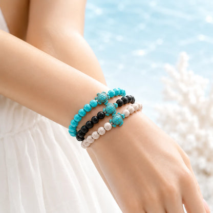 Ocean Turtle Bracelet Set